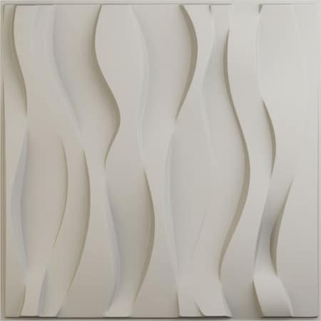 Ekena Millwork 19 5/8in. W x 19 5/8in. H Riverbank EnduraWall Decorative 3D Wall Panel, Total 32.04 Sq. Ft., 12PK WP20X20RVGBW-CASE-12